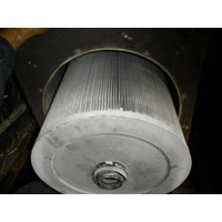Dust filter with trunk welding dust metal oxide
